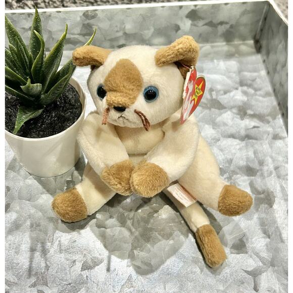 TY Original Beanie Babies "Snip" The Siamese Cat w/‎ Tags - Vintage 1996 - Picture 1 of 4